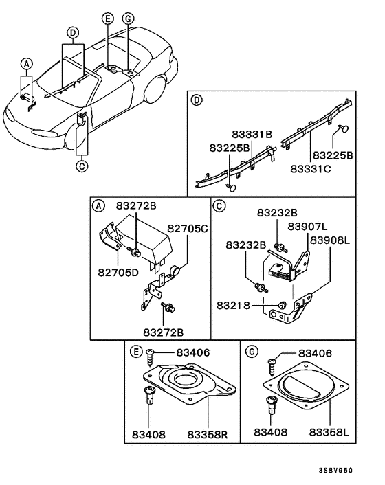 Wiring & attaching parts