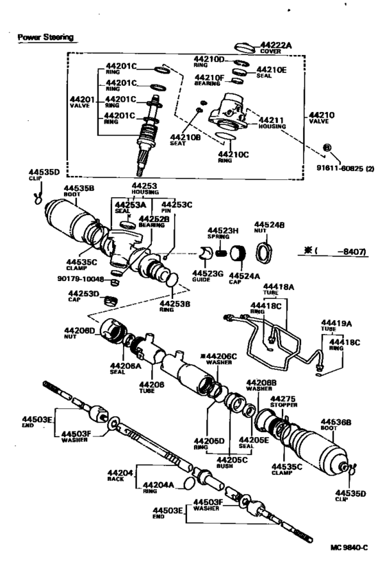 Front Steering Gear & Link
