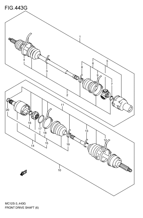 front-drive shaft