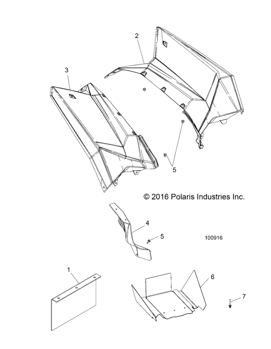 Body, Rear Cab And Heat Shields