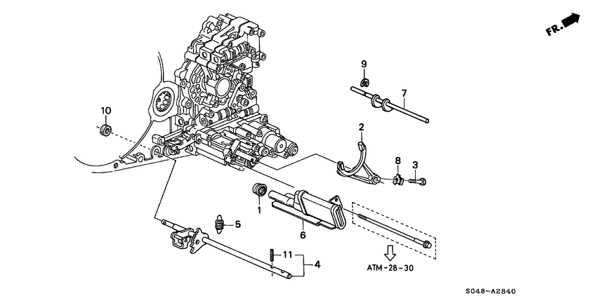 Control shaft
