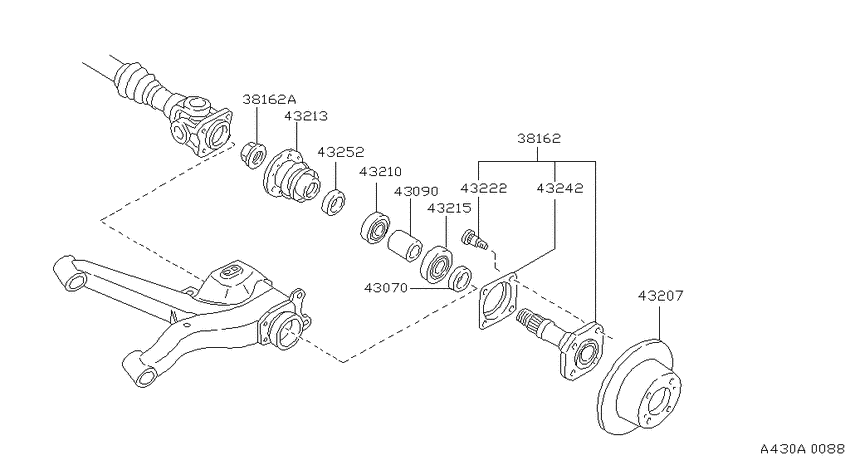 Rear axle