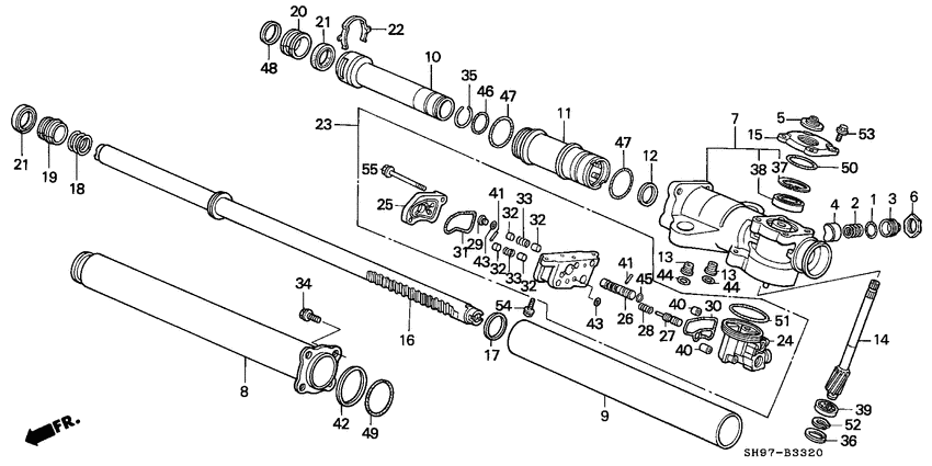 P.s. gear box components
