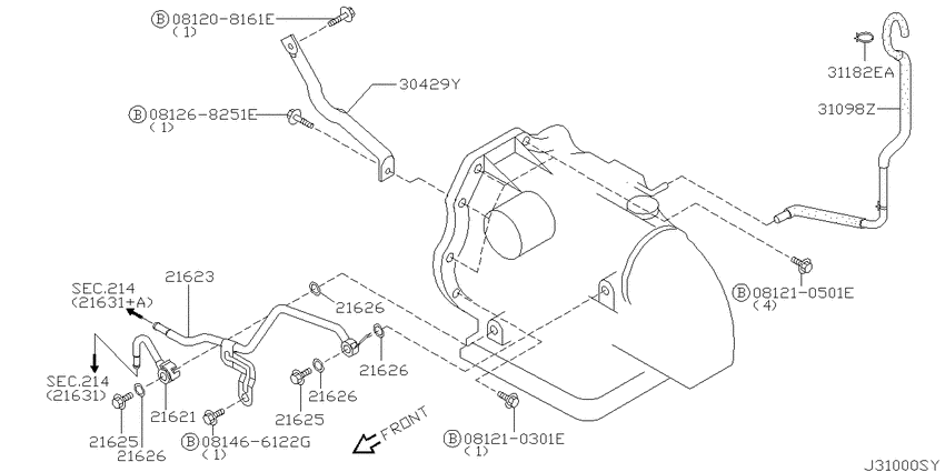 Auto transmission,transaxle & fitting