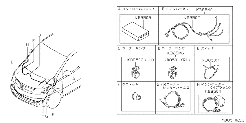 corner sensor