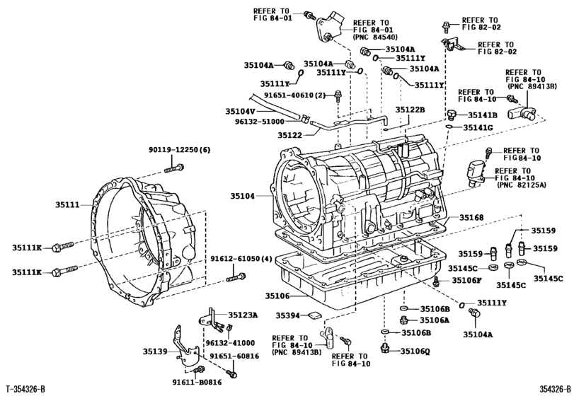 Transmission Case & Oil Pan (Atm)