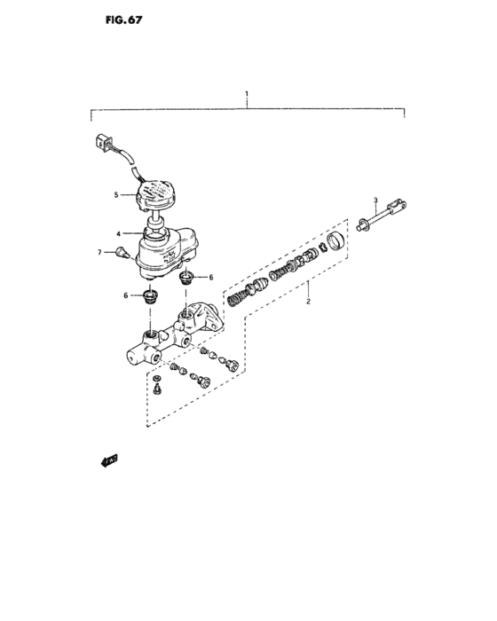 Brake master cylinder