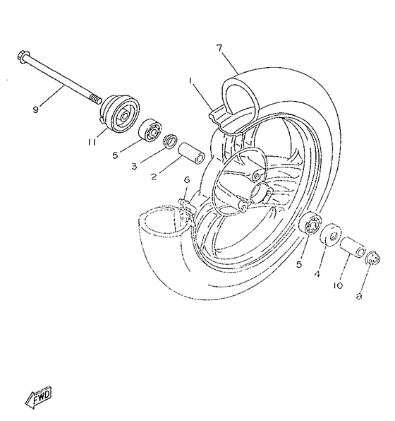 Front wheel