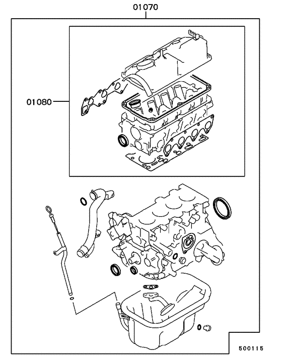 Engine overhaul gasket kit