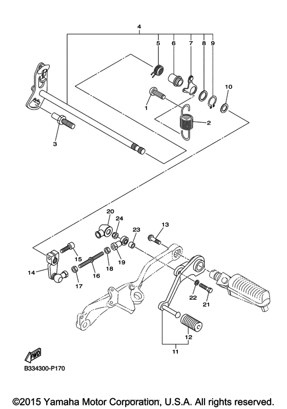 Shift shaft