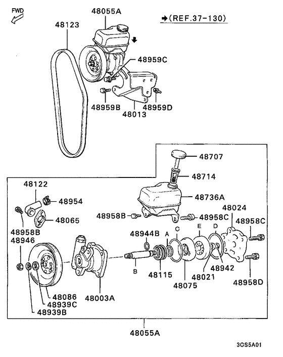 Power steering oil pump
