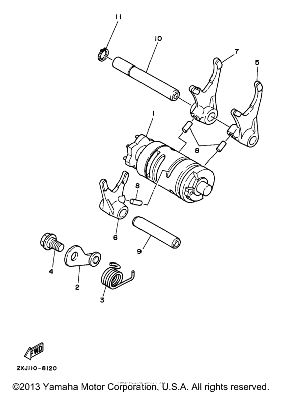 Shift Cam & Fork