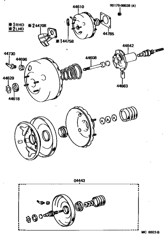 Brake Booster & Vacuum Tube