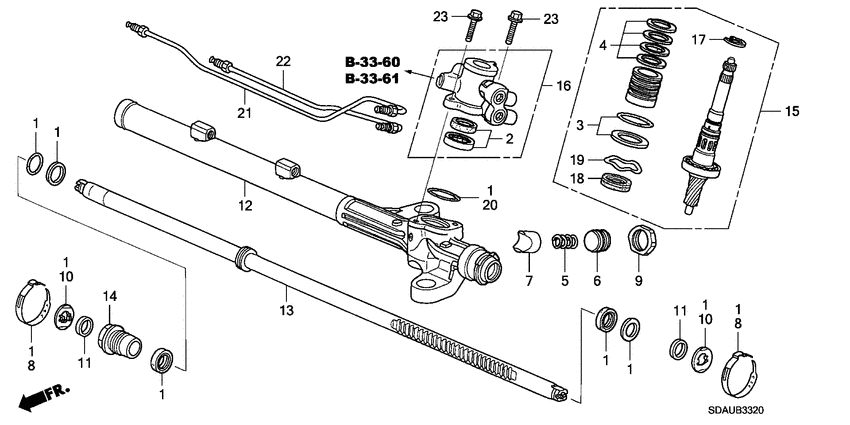 P.s. gear box components