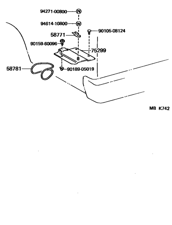 Tool Box & License Plate Bracket