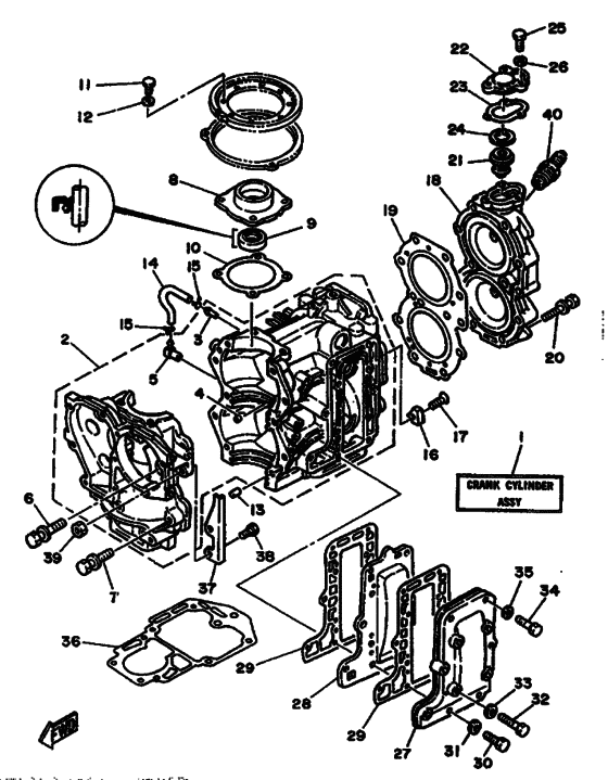 Cylinder & crankcase