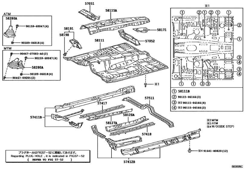 Front Floor Panel & Front Floor Member