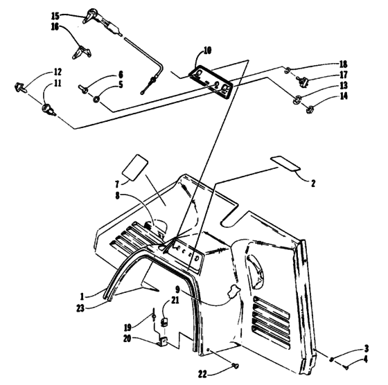 Console and switch assemblies