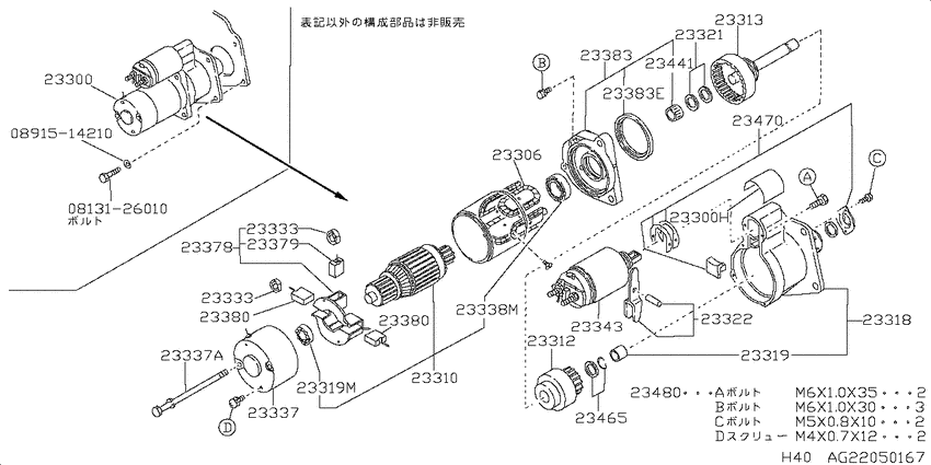 Starter motor