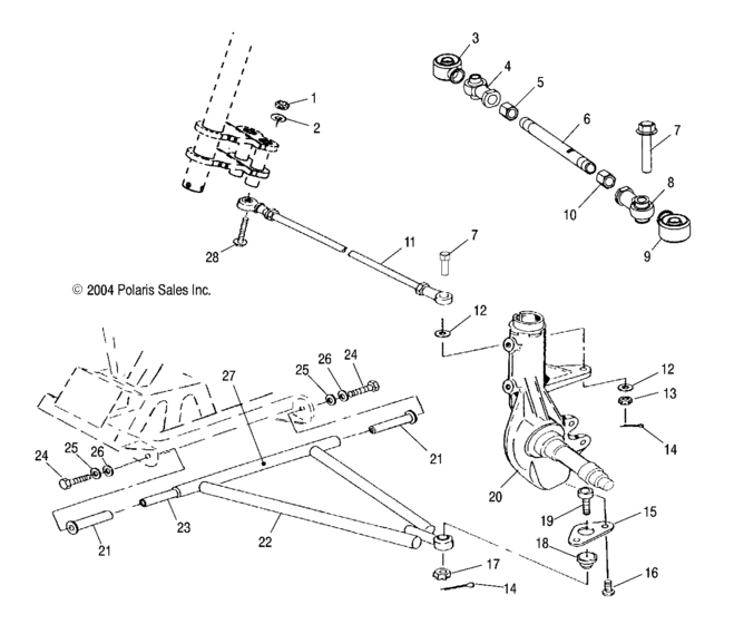 A-arm and strut mounting