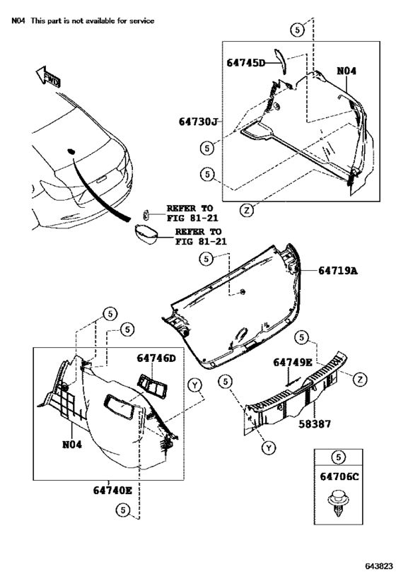 Package Tray Panel & Luggage Compartment Mat