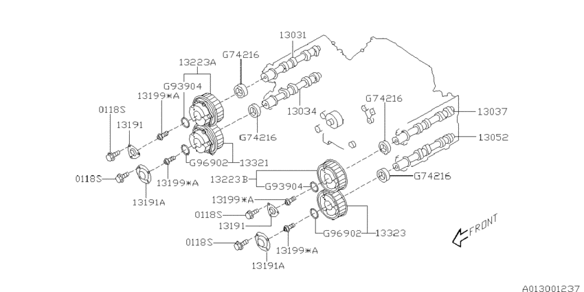 Camshaft & timing belt