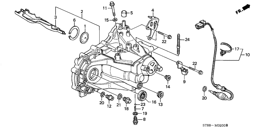 Transmission housing