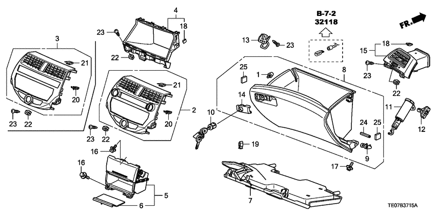 Instrument panel garnish