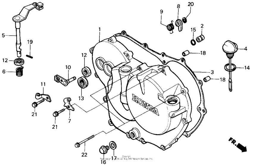Right crankcase cover