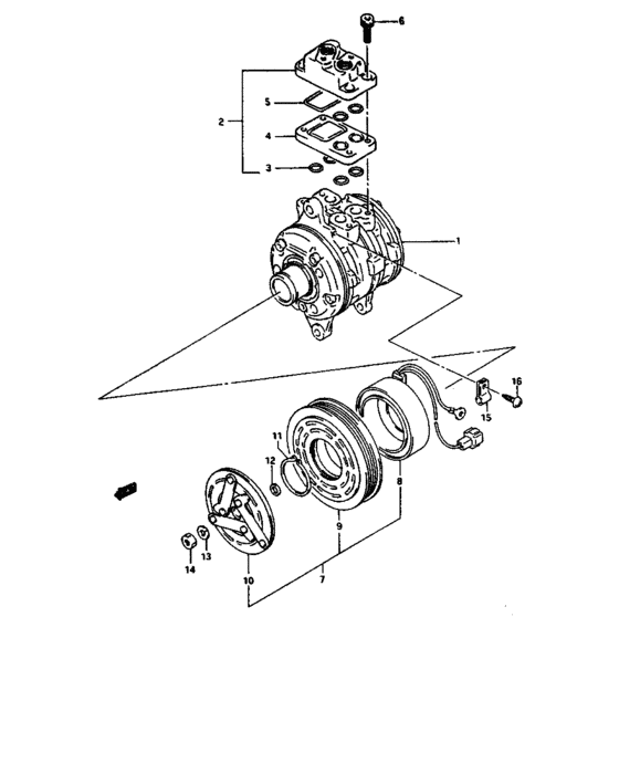 Compressor & magnet clutch