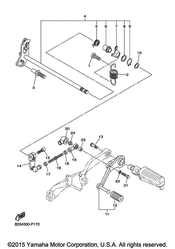 Shift shaft
