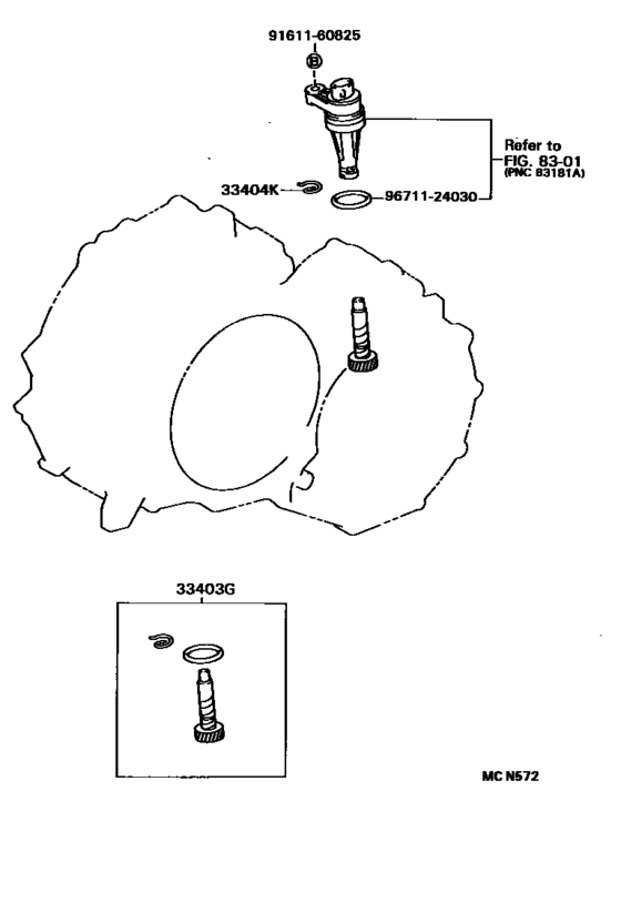 Speedometer Driven Gear (Atm)