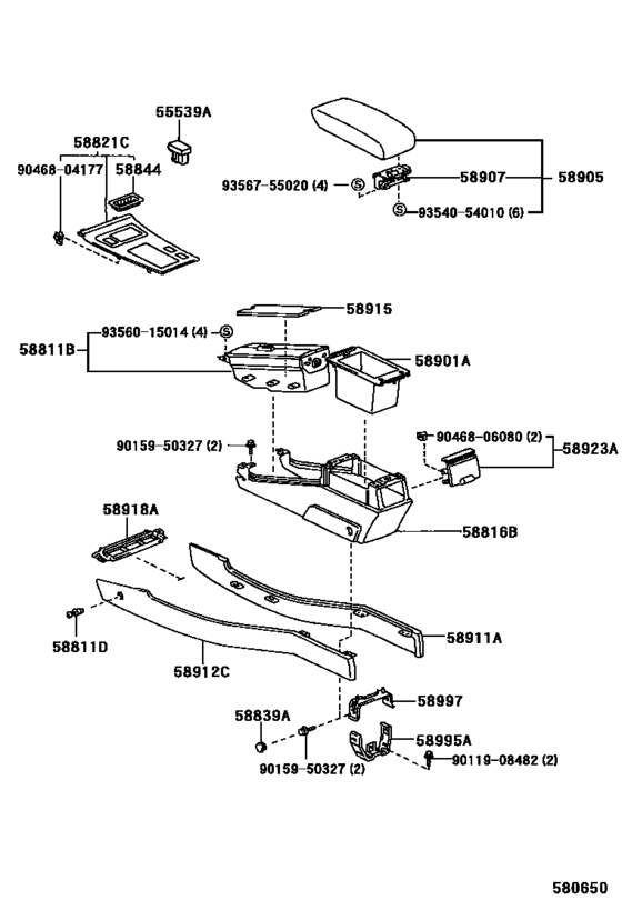 Console Box & Bracket