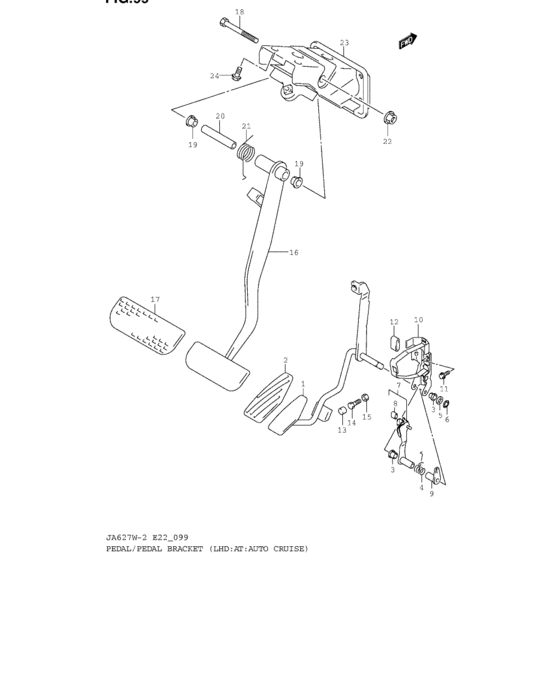 Pedal and pedal bracket