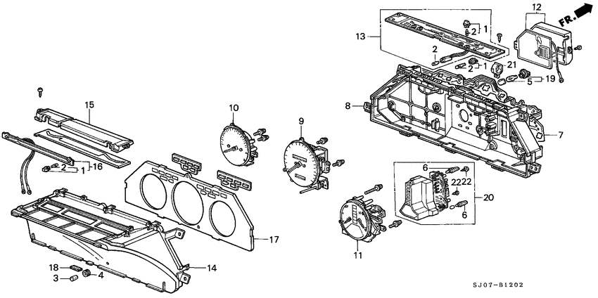 Speedometer component