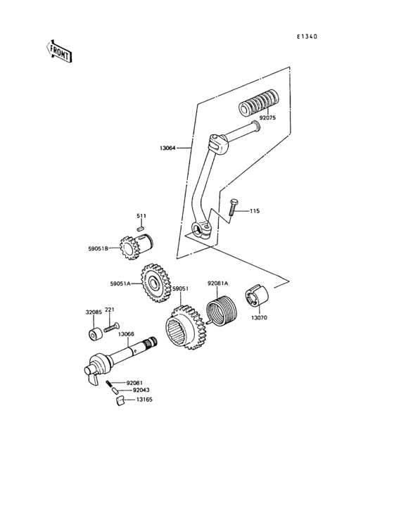 Kickstarter mechanism
