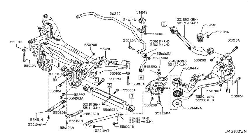 Rear suspension