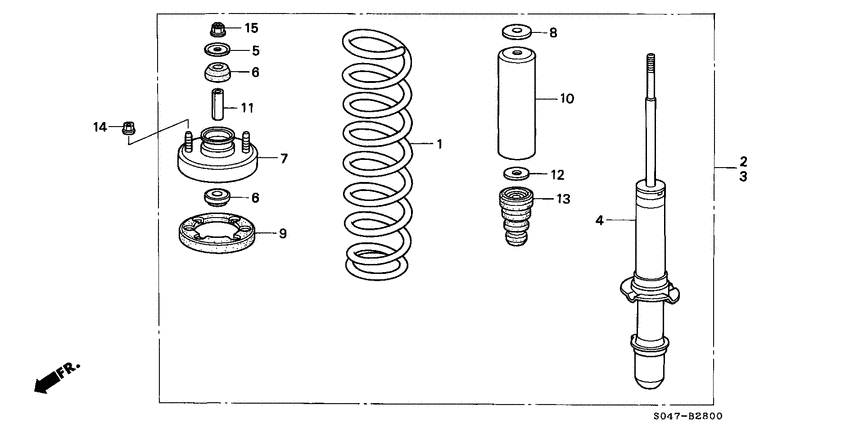 Front shock absorber