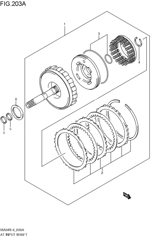 at - input shaft