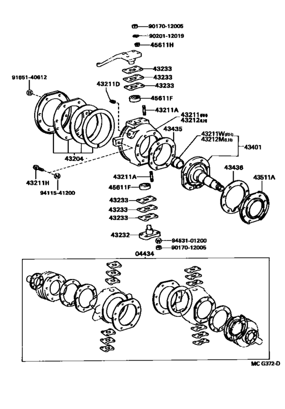 Front Axle Arm & Steering Knuckle