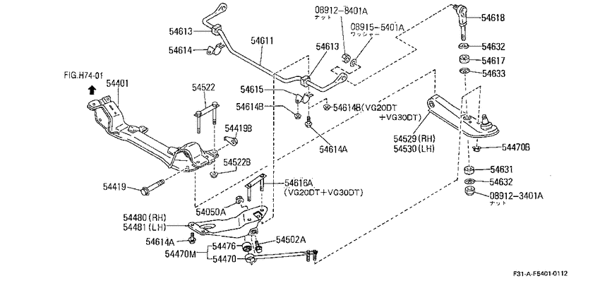 Front suspension