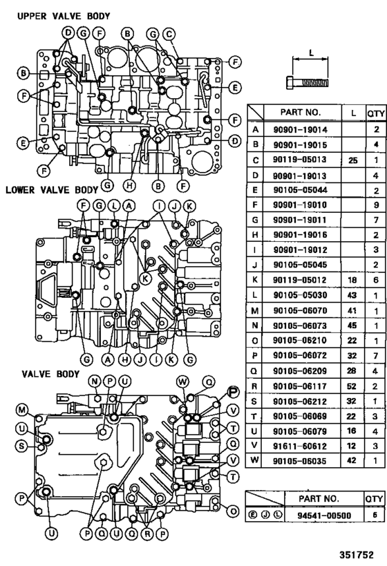 Valve Body & Oil Strainer (Atm)