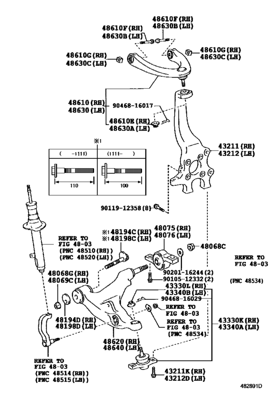 Front Axle Arm & Steering Knuckle