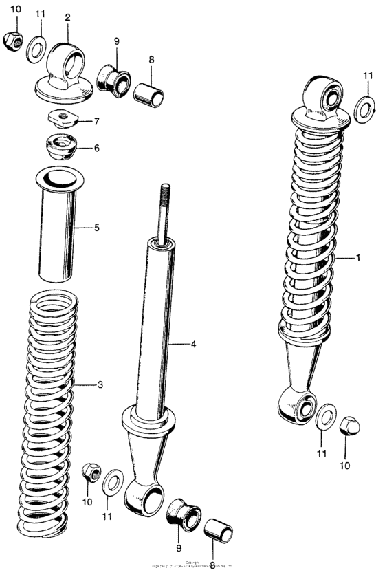 Rear shock absorber