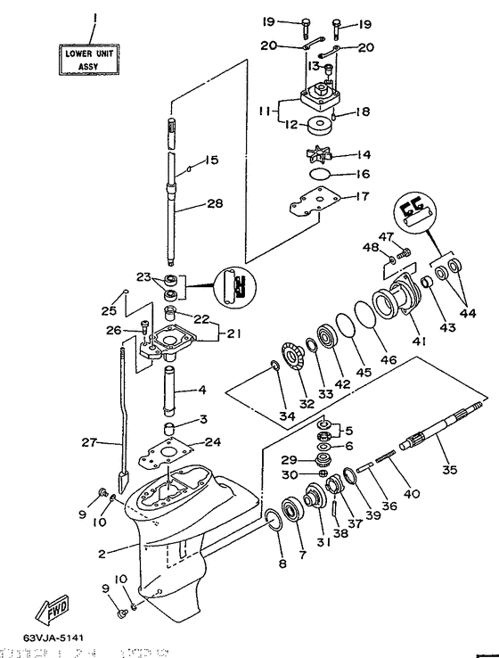 Boitier dhelice, transmissio