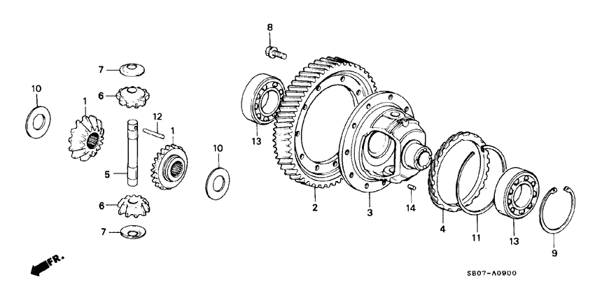 Differential gear