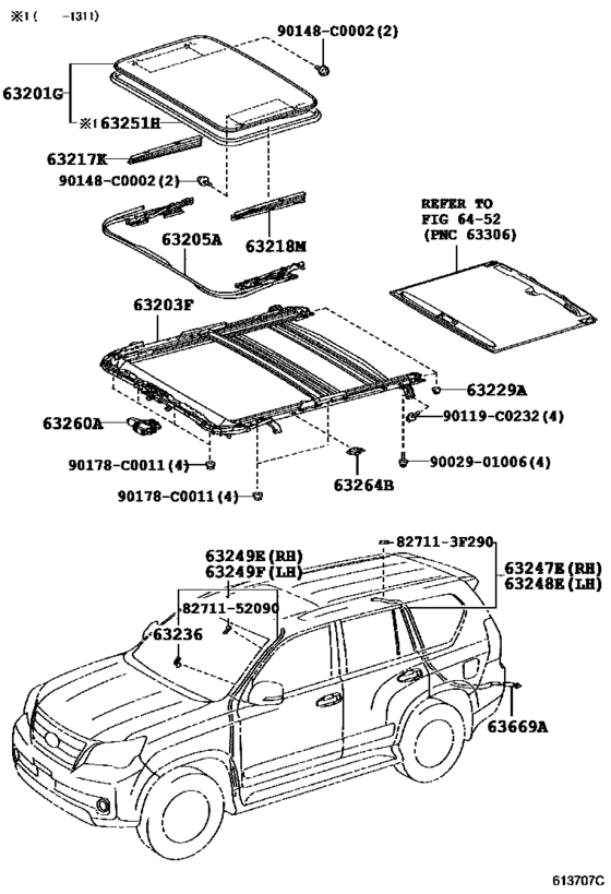 Roof Panel & Back Panel
