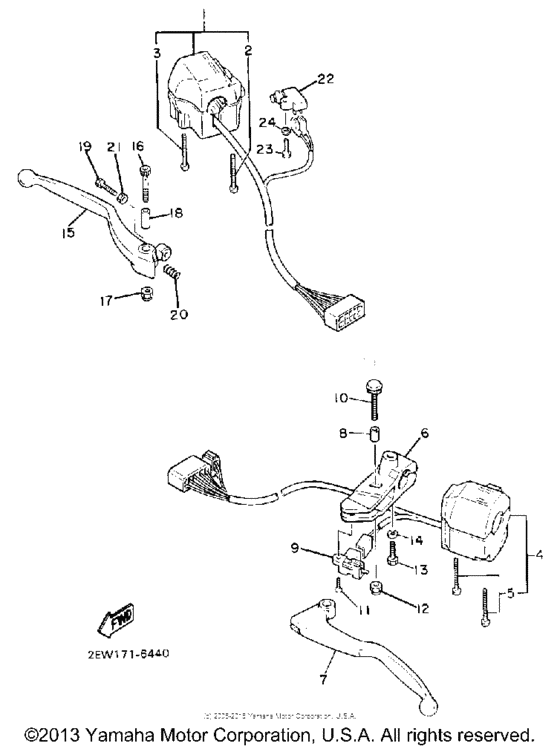 Handle switch & lever
