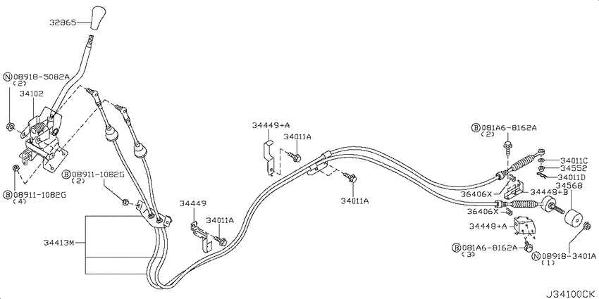 Transmission control & linkage