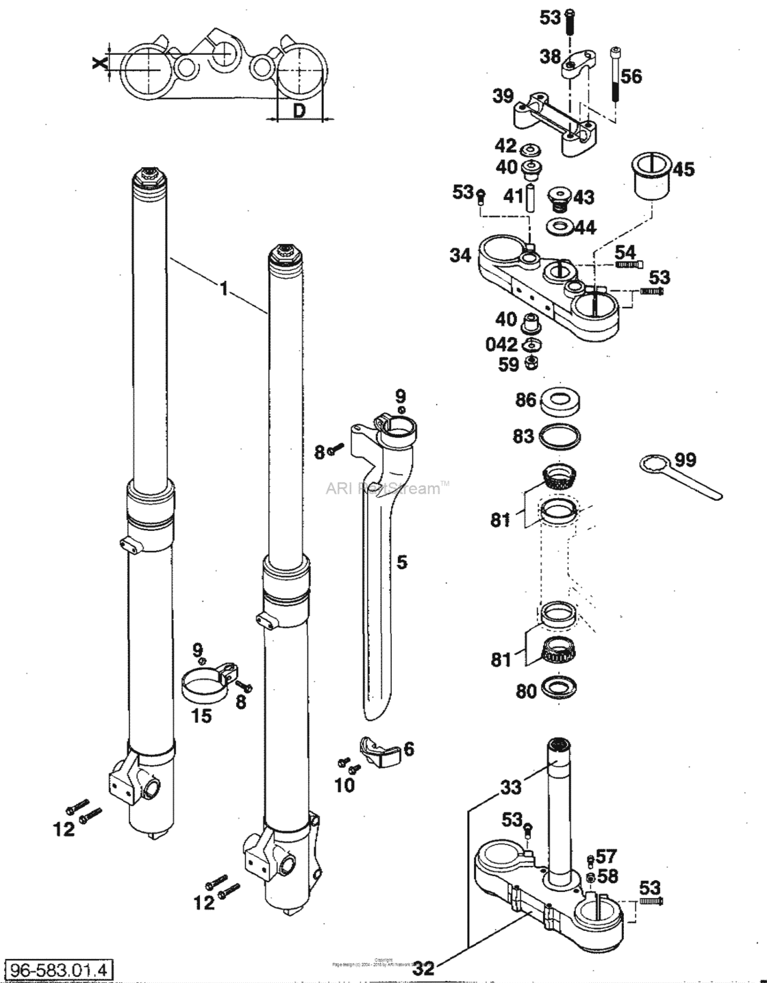 Front Fork Marzocchi